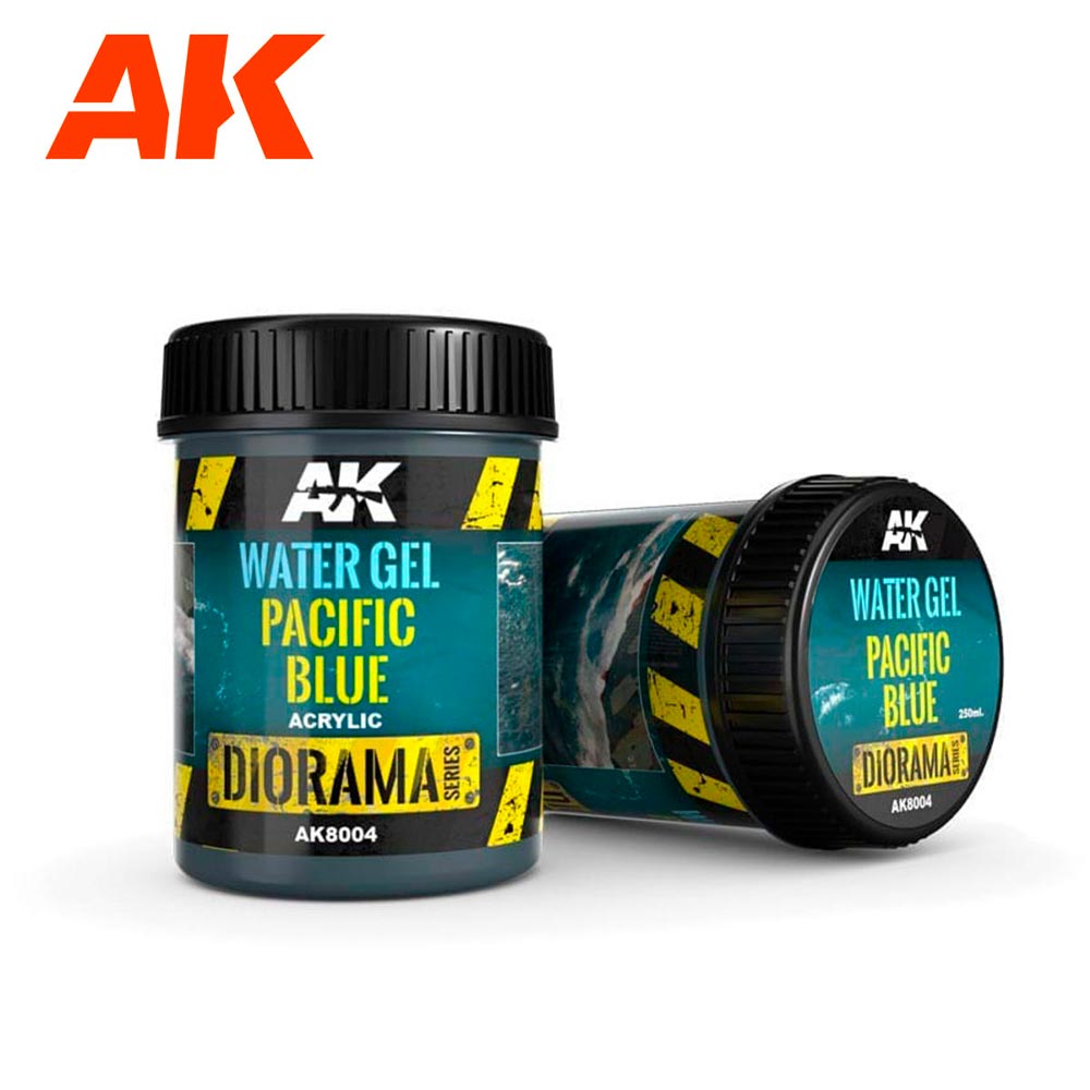AK Interactive 8004 Diorama: Water Gel Pacific Blue - 250Ml (Acrylic)