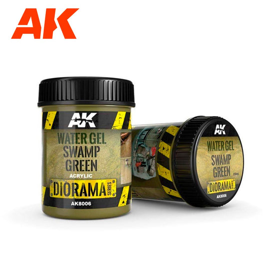 AK Interactive 8006 Diorama: Water Gel Swamp Green Effects - 250ml (Acrylic)