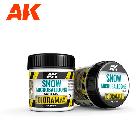 AK Interactive 8010 Diorama: Snow Microballoons - 100ml