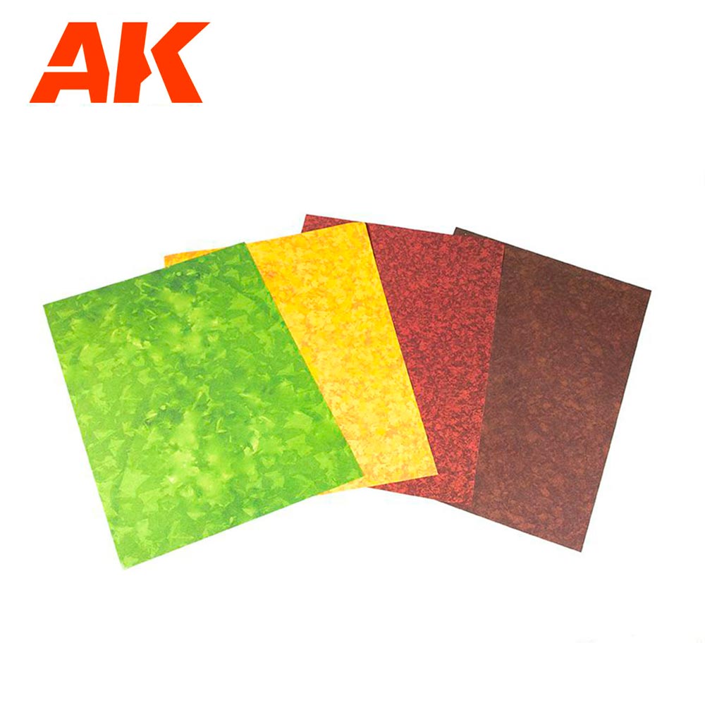 AK Interactive 8147 Realistic Punching Leaves Set A4 Seasonal Sheets