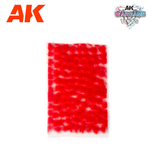 AK Interactive 8240 Red Wargame Tufts Wargame Terrain Diorama