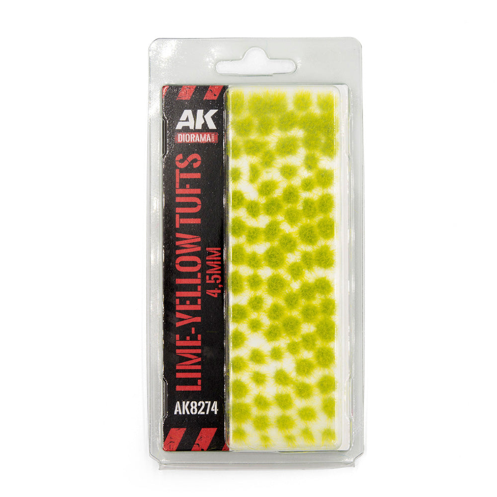 AK Interactive Lime-Yellow Tufts 4.5mm Diorama & Basing AK8274