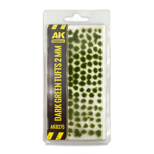 AK Interactive Dark Green Tufts 2mm Diorama & Basing AK8275