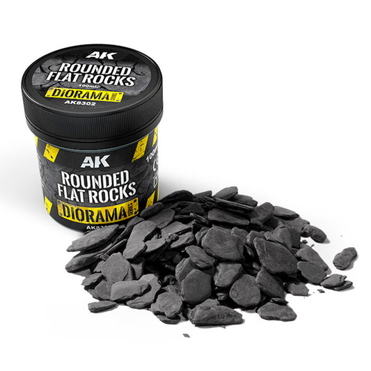 AK Interactive Rounded Flat Rocks 100ml Diorama & Basing AK8302