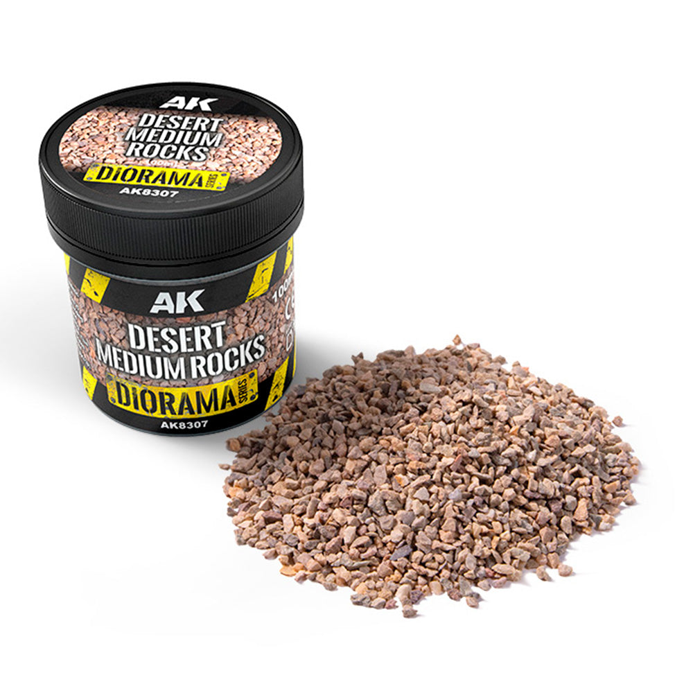 AK Interactive Desert Medium Rocks 100ml Diorama & Basing AK8307