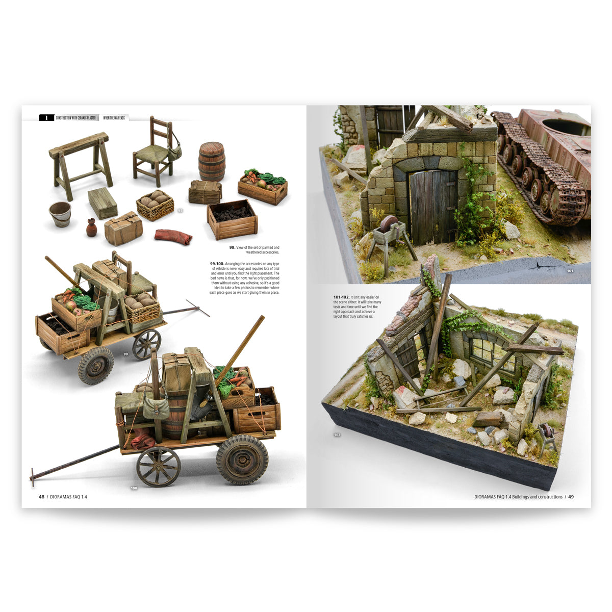 AK Interactive F.A.Q. Dioramas 1.4 Extension Buildings & Constructions Book AK8500