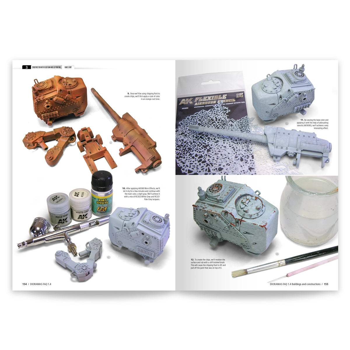 AK Interactive F.A.Q. Dioramas 1.4 Extension Buildings & Constructions Book AK8500
