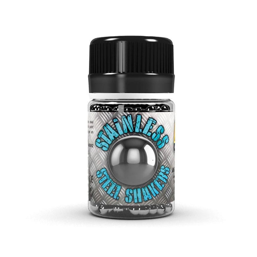 AK Interactive 892 Stainless Steel Shakers 250 Balls Paint Agitators