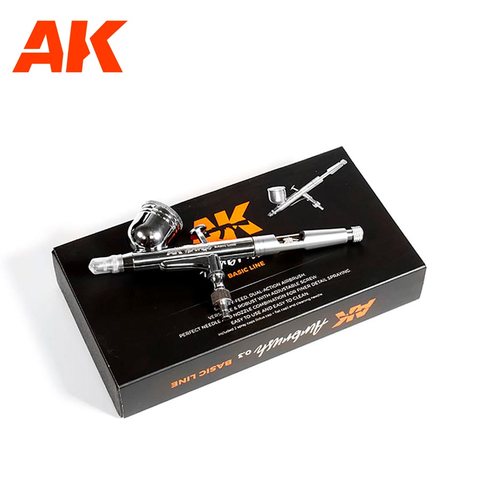 AK Interactive 9000 Airbrush Basic Line 0.3 Model Painting Tool