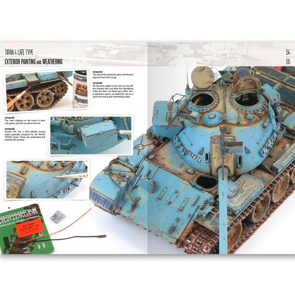 AK Interactive Miniart T-54/T-55 Modeling World's Most Iconic Tank Guide Book
