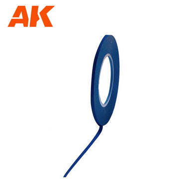 AK Interactive 9182 2mm Blue Masking Tape for Curves - Model Painting 18m Long