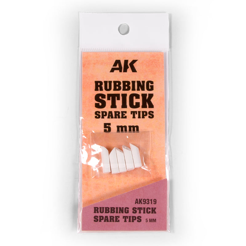 AK Interactive 9319 Rubbing Stick Spare Tips (5mm)