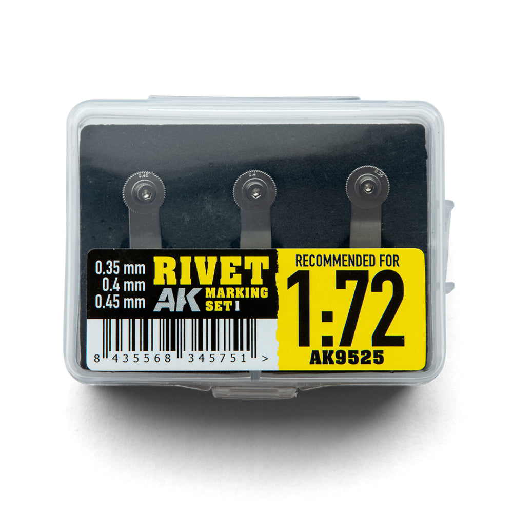 AK Interactive 9525 Rivet Marking Set 1:72