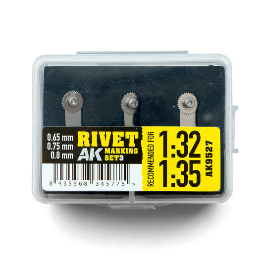 AK Interactive 9527 Rivet Marking Set 1:35/1:32