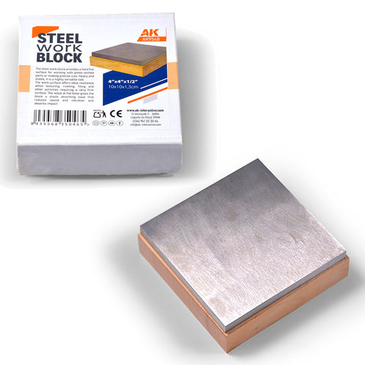 AK Interactive 9548 Steel Work Block