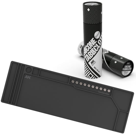 AK Interactive Silicone Workbench Mat Tablecloth Black 88.5cm AK9561