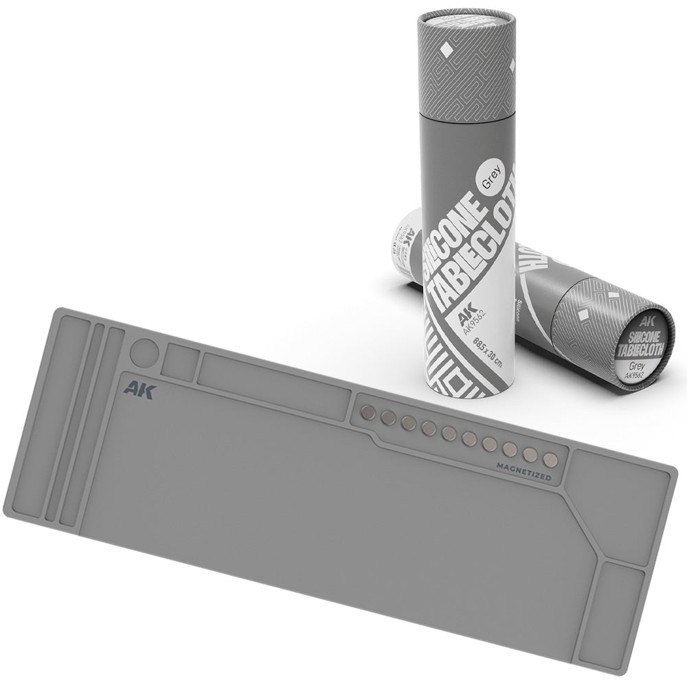 AK Interactive Silicone Workbench Mat Tablecloth Grey 88.5cm AK9562