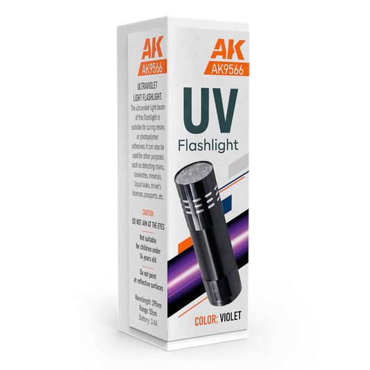 AK Interactive Ultraviolet UV Light Torch for Resin/Glue Curing AK9566