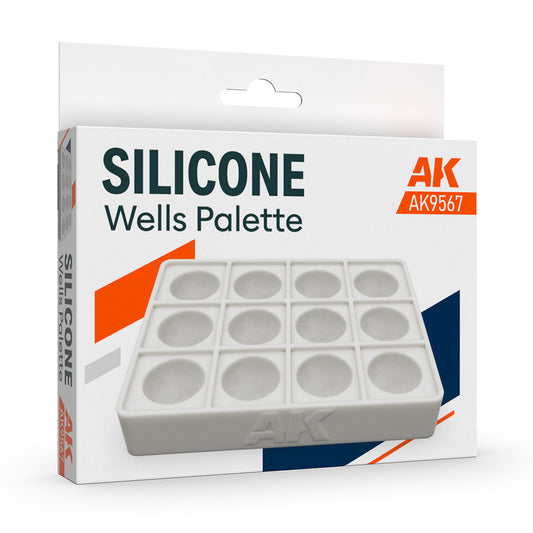 AK Interactive Silicone Paint Palette (12 Wells) AK9567