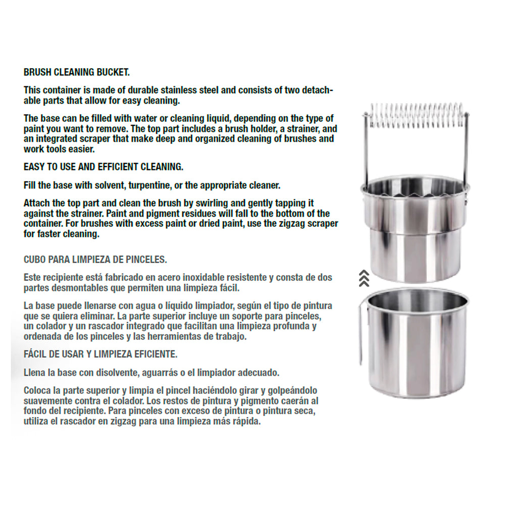 AK Interactive Stainless Steel Paint Brush Cleaner AK9569