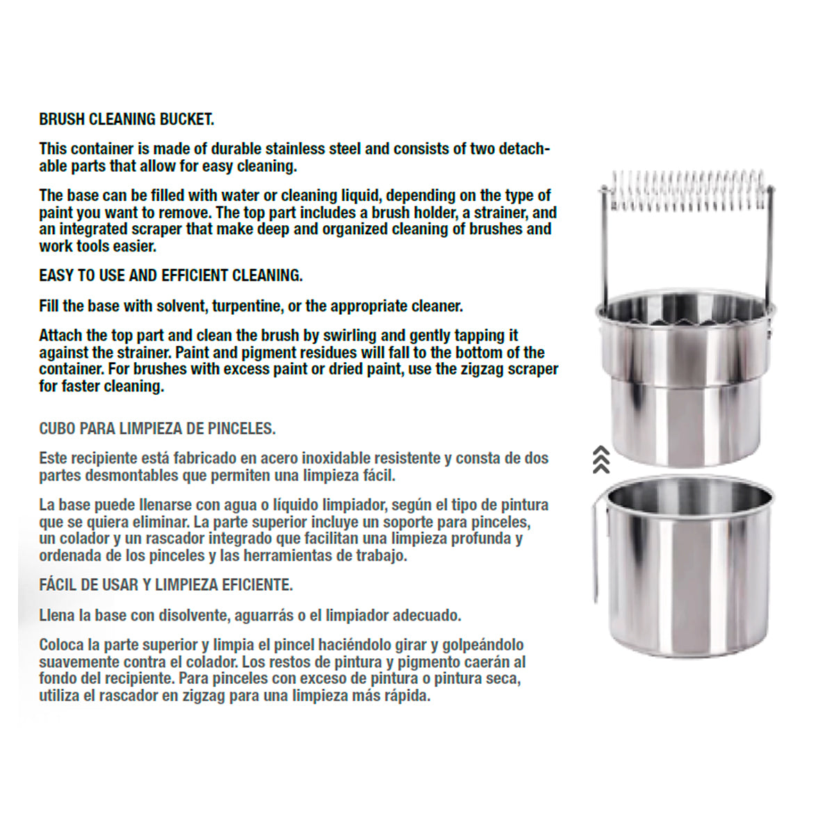 AK Interactive Stainless Steel Paint Brush Cleaner AK9569