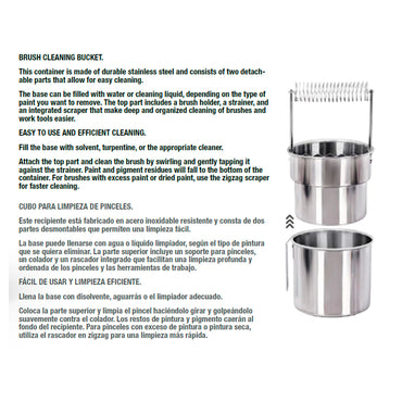 AK Interactive Stainless Steel Paint Brush Cleaner AK9569