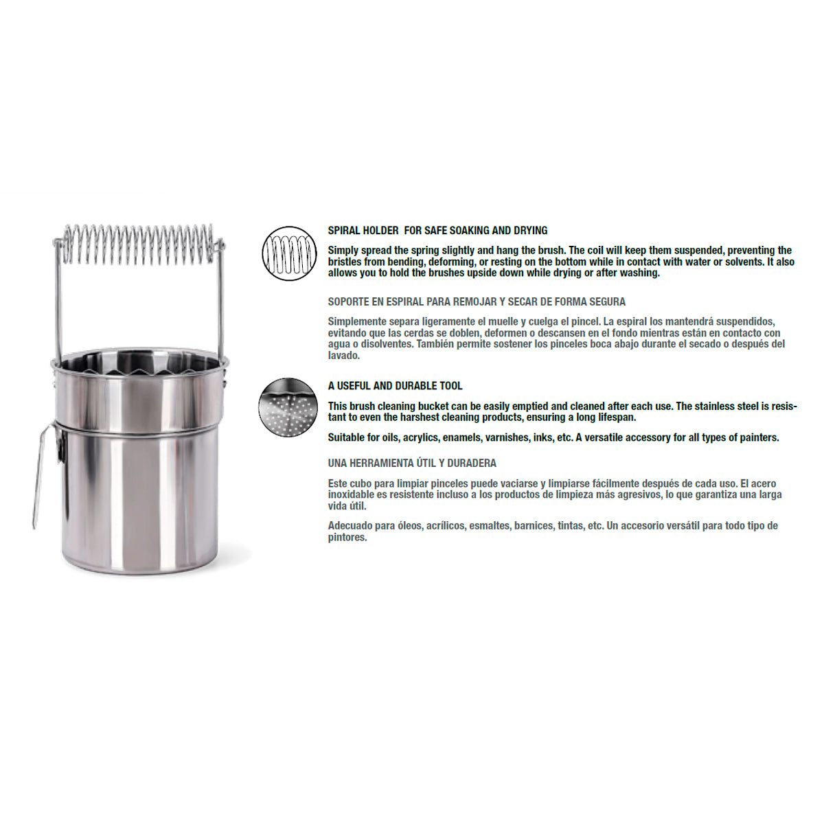 AK Interactive Stainless Steel Paint Brush Cleaner AK9569