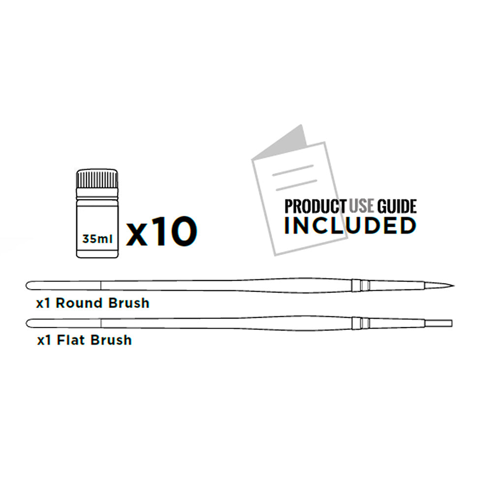 AK Interactive 9753 Weathering Dry Pigments Effects Set