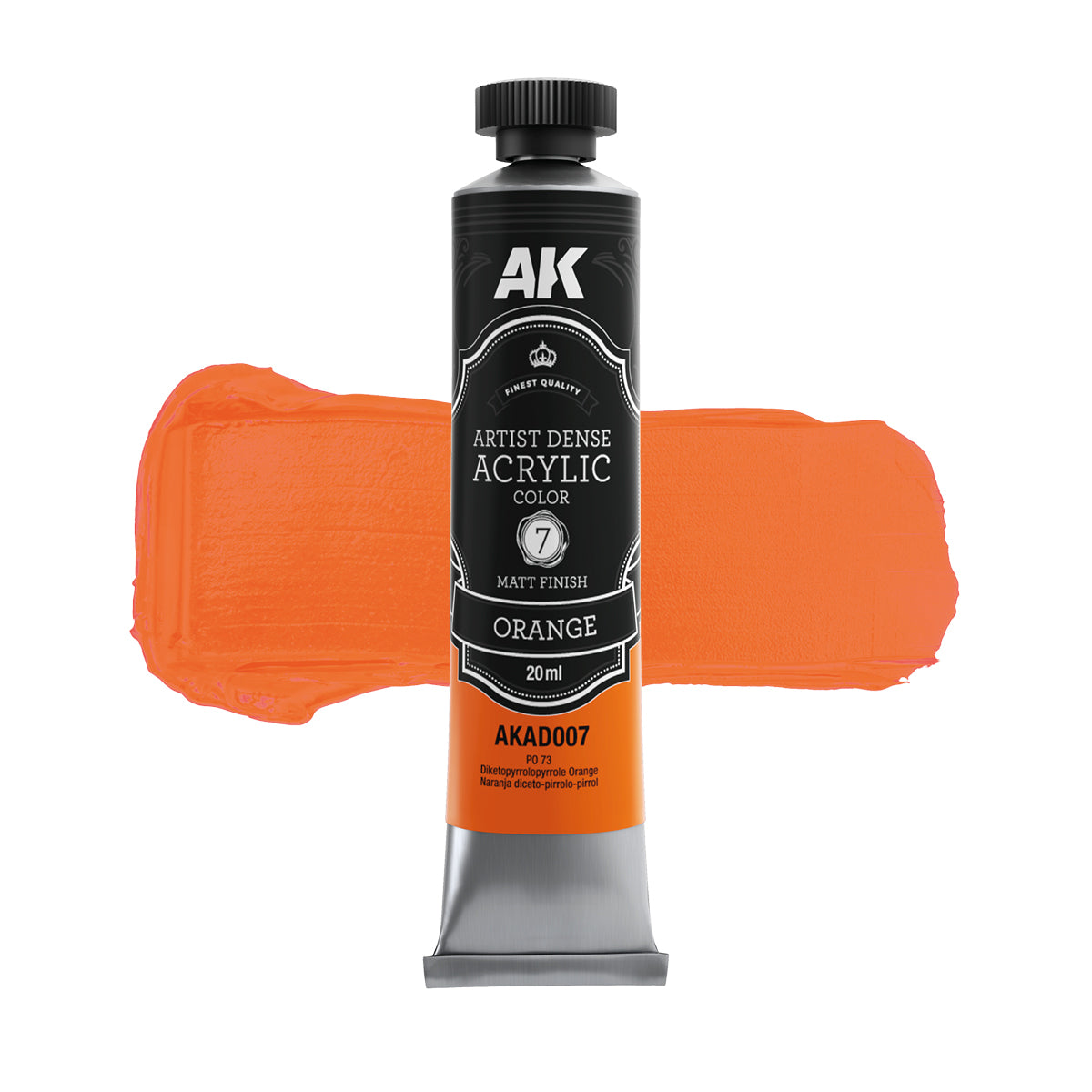 AK Interactive AD102 Artist Dense Acrylic Colour Paint Set - Primary & Secondary - image 5