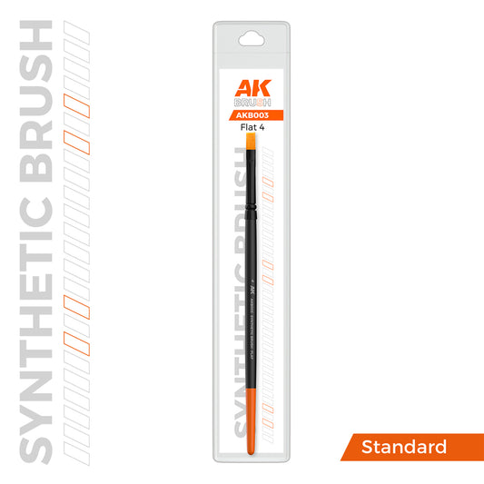 AK Interactive AKB003 Synthetic Paint Brush - Flat 4