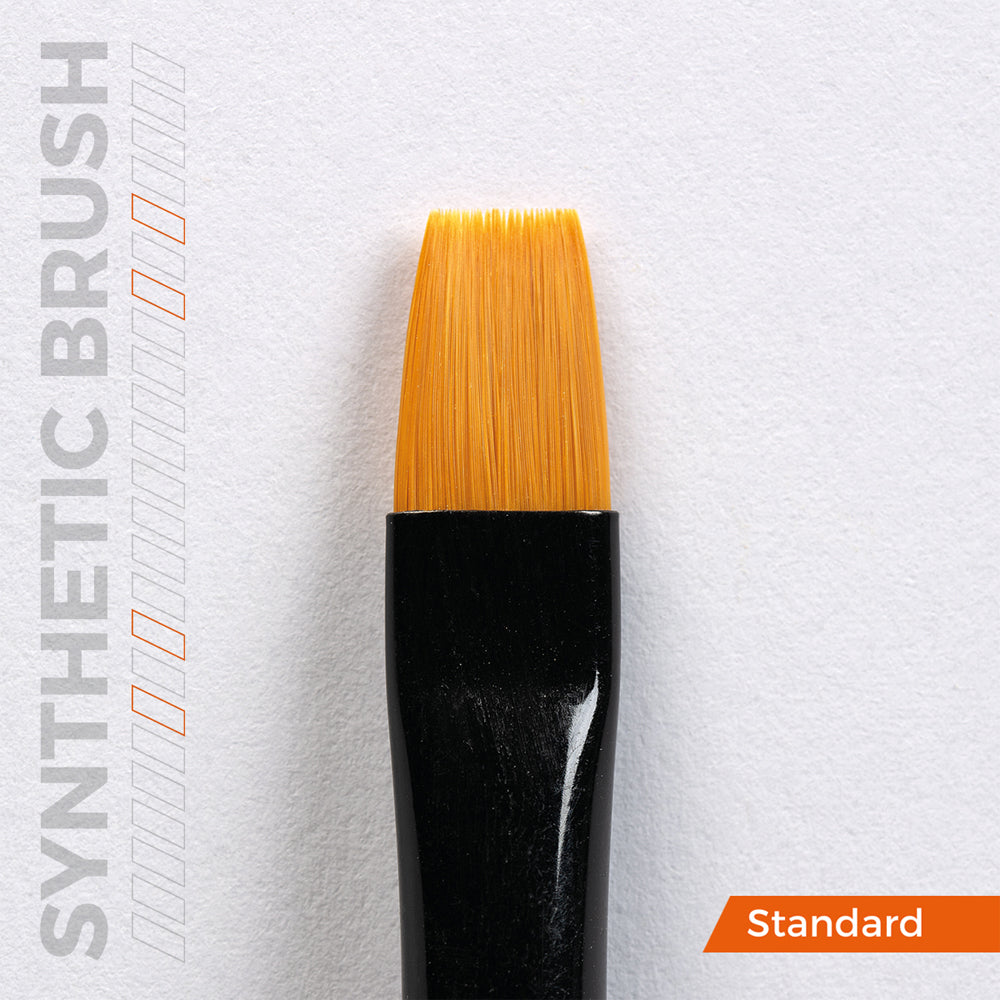 AK Interactive AKB003 Synthetic Paint Brush - Flat 4