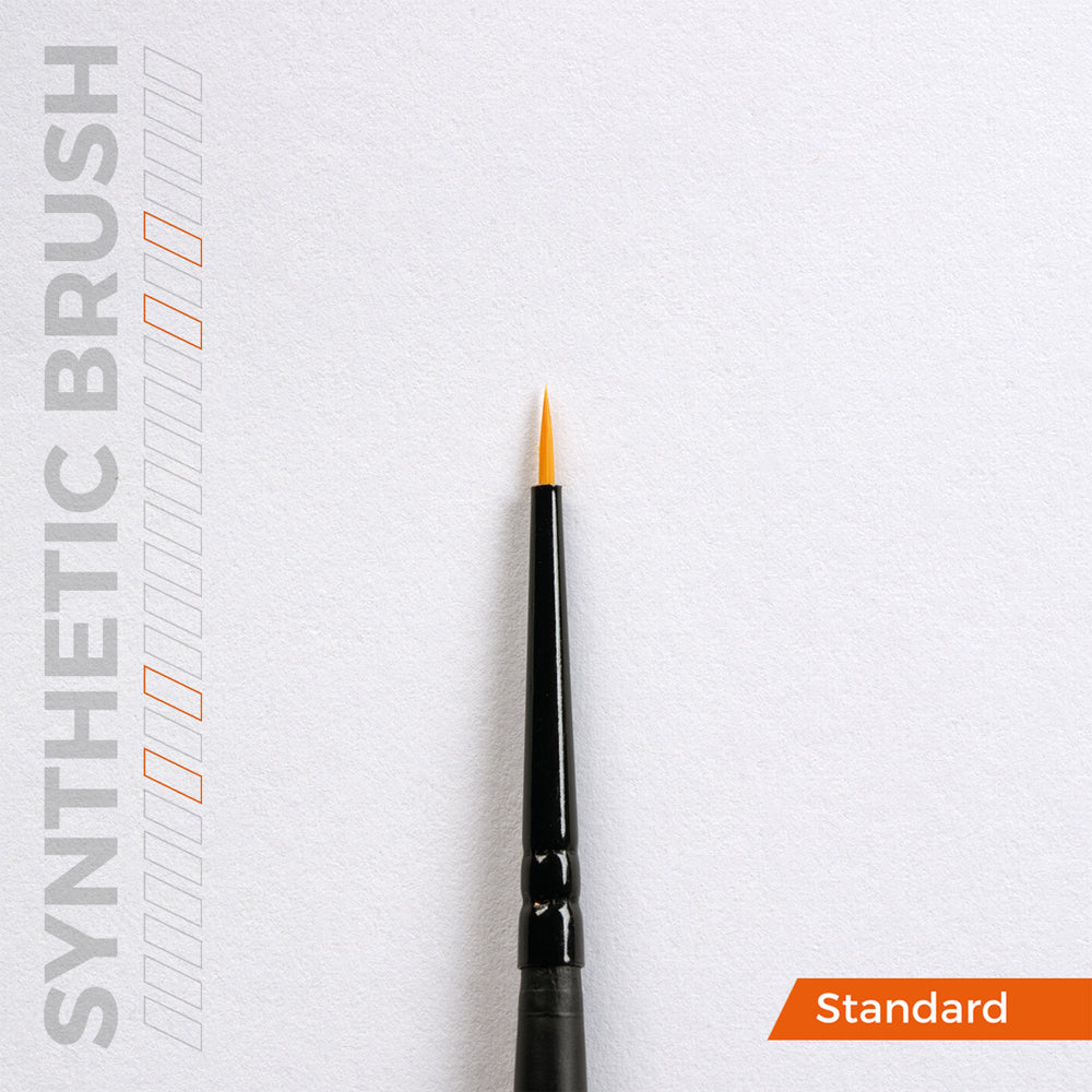AK Interactive AKB004 Synthetic Paint Brush - Round 4/0