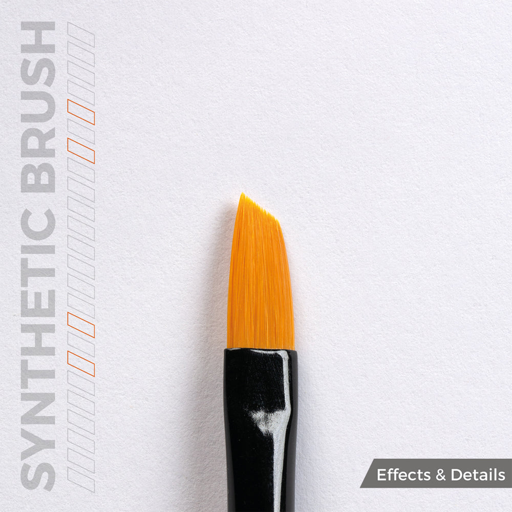 AK Interactive AKB010 Synthetic Paint Brush - Angular