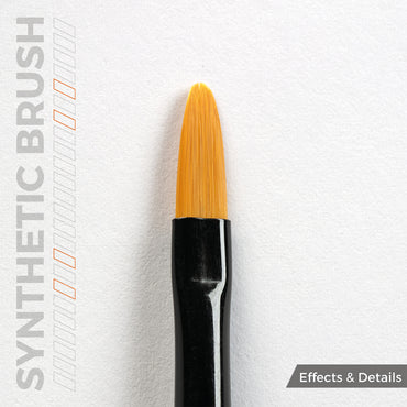 AK Interactive AKB015 Synthetic Paint Brush - Filbert 4