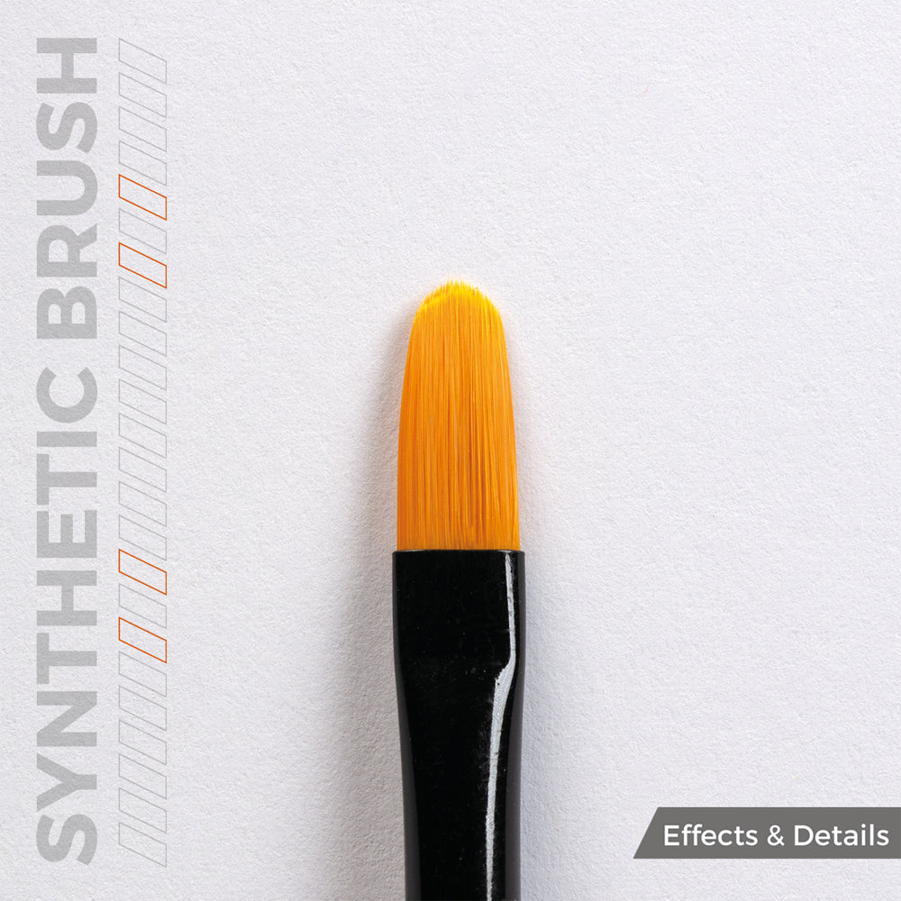 AK Interactive AKB016 Synthetic Paint Brush - Filbert 6