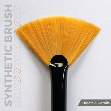 AK Interactive AKB017 Synthetic Paint Brush - Fan Shape