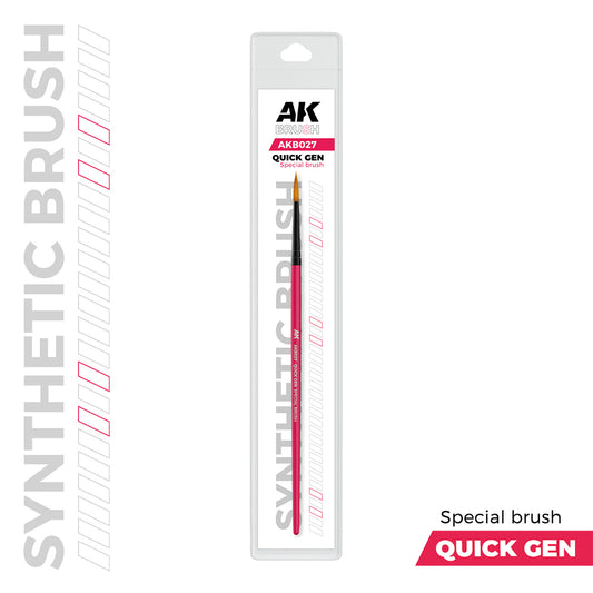AK Interactive Quick Gen B027 Special Brush Synthetic Paint Brush