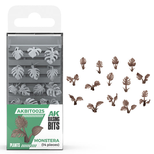 AK Interactive Monstera Diorama & Basing Bits AKBIT0025