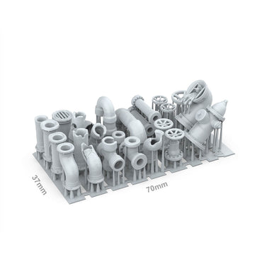 AK Interactive Pipes Diorama Basing Bits AKBIT0043