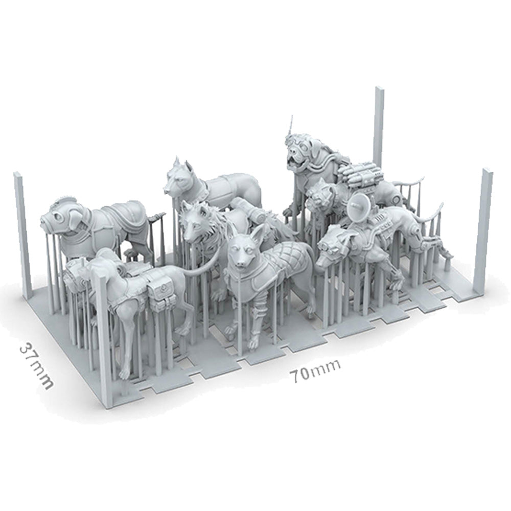 AK Interactive War Dogs Diorama & Basing Bits - 9 pieces BIT0046
