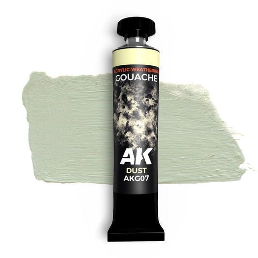 AK Interactive AKG07 Gouache: Dust 20ml - Acrylic Weathering