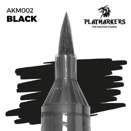 AK Interactive Playmarkers Black Acrylic Paint Marker AKM002