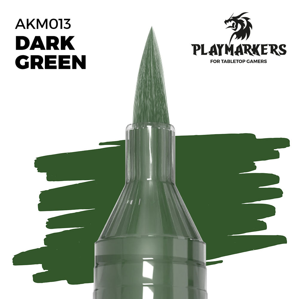 AK Interactive Playmarkers Dark Green Acrylic Paint Marker AKM013