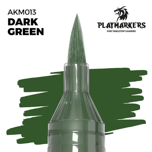 AK Interactive Playmarkers Dark Green Acrylic Paint Marker AKM013