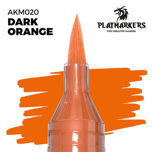 AK Interactive Playmarkers Dark Orange Acrylic Paint Marker AKM020