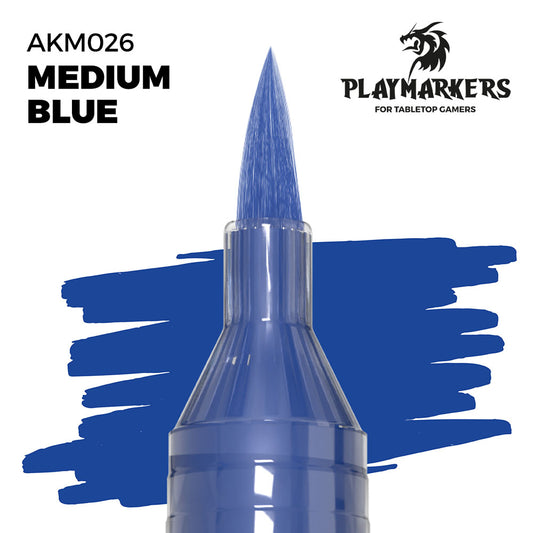 AK Interactive Playmarkers Medium Blue Acrylic Paint Marker AKM026