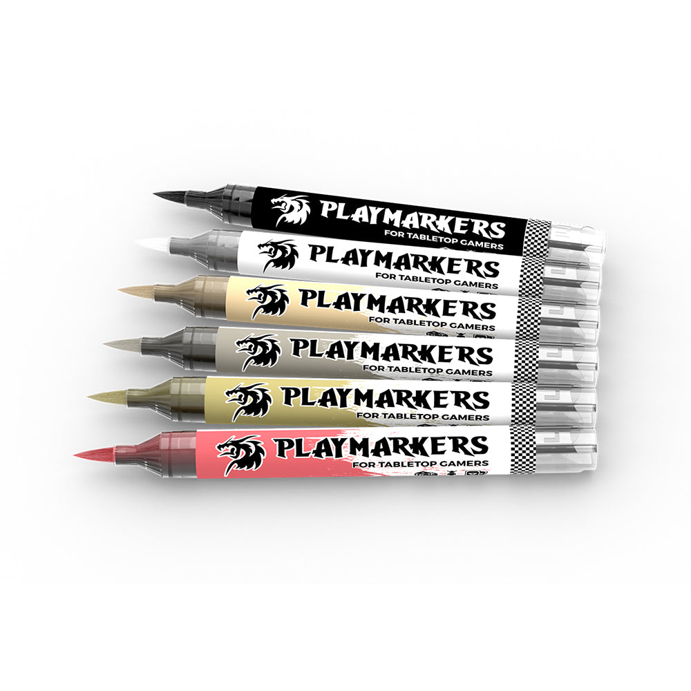 AK Interactive Playmarkers - Skeletons & Zombies - 6-Pack Acrylic Markers AKM102