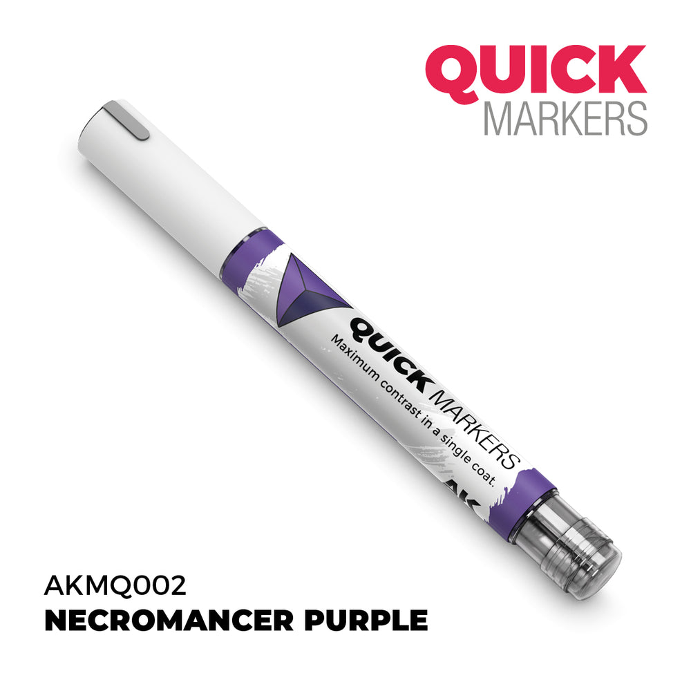AK Interactive Quick Markers Necromancer Purple Acrylic Paint Marker AKMQ002