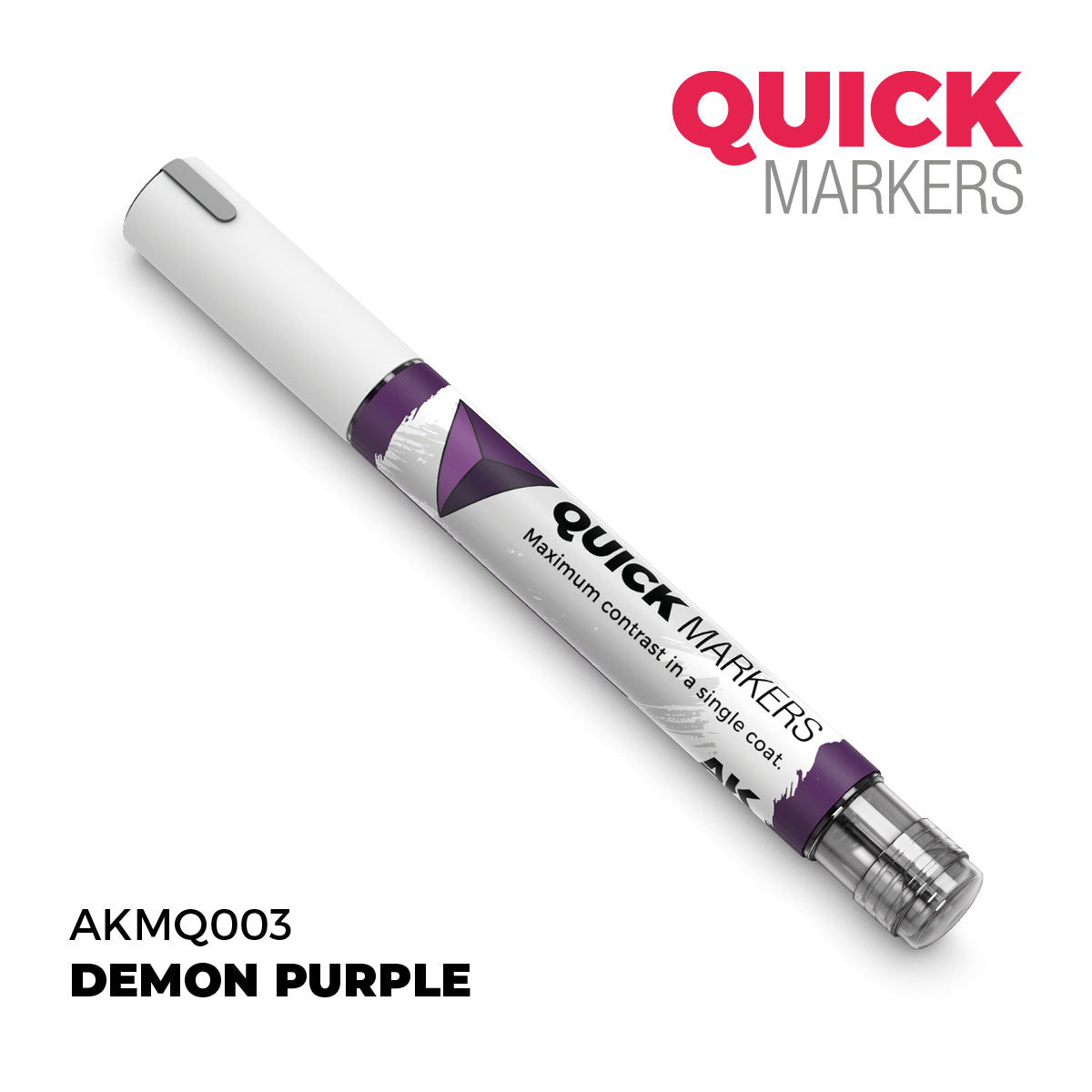AK Interactive Quick Markers Demon Purple Acrylic Paint Marker AKMQ003