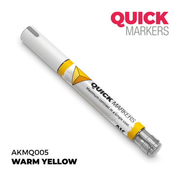 AK Interactive Quick Markers Warm Yellow Acrylic Paint Marker AKMQ005